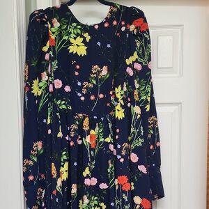 Pomander Place Navy Floral Mini Dress